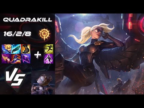 MID Kayle vs Orianna [QUADRAKILL] - EU Grandmaster Patch 26.1
