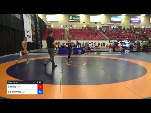 2018 Marine Corps US Open/Senior Men's Freestyle 57 Con 8 #1 - James Hicks (Army) Vs. Brent Fleetw