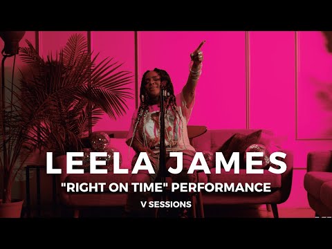 Thumbnail for Leela James - "Right On Time" Performance | V Sessions | VIBE by Leela James