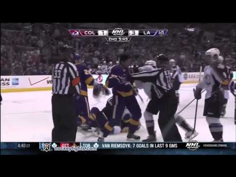 Jamie McGinn vs Colin Fraser Feb 23, 2013