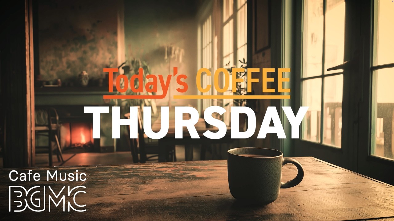 Today's COFFEE THURSDAY: Quiet Hearth Cafe Jazz ☕ Slow Piano & Soft Bossa Nova for Cozy Reading
