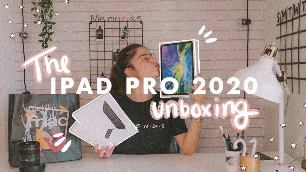 UNBOXING iPAD PRO 2020!!! + Apple Pencil + Smart Keyboard Folio