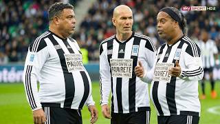 EVEN AT 145KG & RETIRED, RONALDO PHENOMENON PUT ON A SHOW IN THIS MATCH OF LEGENDS