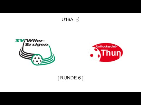 U16A, Gruppe 1, R6, SVWE - UHC Thun