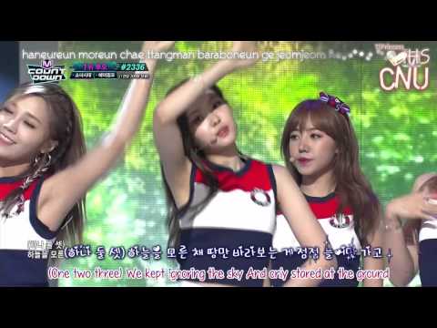 [Live HD] 150730 M!Countdown - A Pink - Remember [No.1 Nominees]
