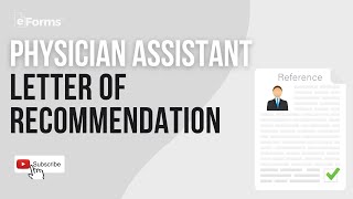 Physician Assistant Letter of Recommendation EXPLAINED