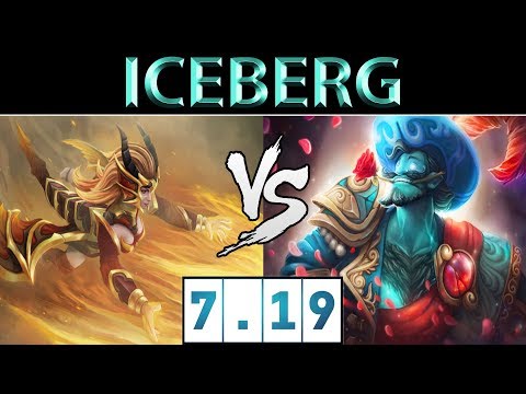 Iceberg [Lina] vs [Storm Spirit] ► TI8 Ranked ► Dota 2 7.19
