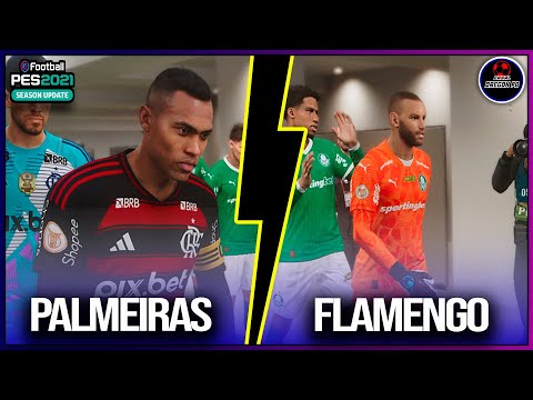 ELENCO REFORÇADO PARA A DECISÃO ENTRANDO EM CAMPO COM O PALMEIRAS TITULO - PES 2021 PC - OREGON PB