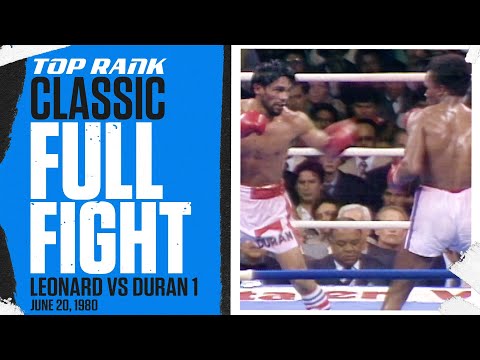 Sugar Ray Leonard vs Roberto Duran 1 | The Brawl In Montreal | ON THIS DAY FULL FIGHT | JUN 20, 1980