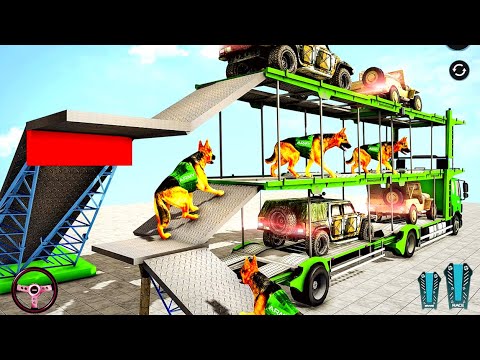 US Army Car Transport Truck:Real Parking Game- Best Android IOS Gameplay