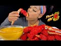 KING CRAB SEAFOOD BOIL FRIED HOT CHEETOS KING CRAB LOBSTER TAILS SHRIMP WITH NACHO CHEESE