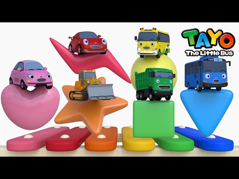 The Rainbow Paint Party l Learn Colors Song l Tayo Best Color Song Remakes l Tayo Kids Songs