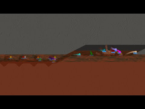 Flood Escape - Survival Marble Race in Algodoo