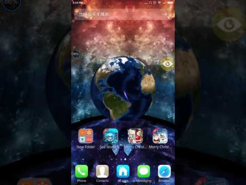 Space Planet 3D Earth Theme Video