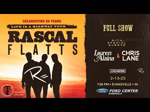 Rascal Flatts - (Full Show) - Evansville, IN - Ford Center - (60fps) - 4K - (Steady Cam)