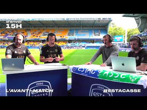 Nicolas De Préville dans l'avant-match au Café Troyen / ESTAC - ASSE
