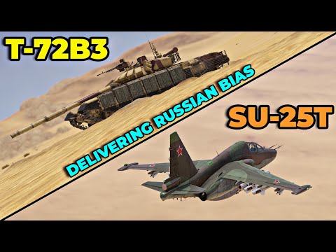 Combined Arms Warfare | T-72B3 MBT and SU-25T CAS Gameplay | War Thunder