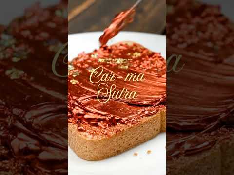 Lamborghini car spreading on bread