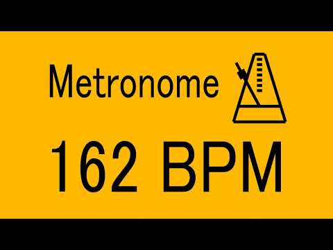 162 BPM METRONOME FOR TRAINING MUSICAL INSTRUMENT / 楽器練習用 メトロノーム / practice
