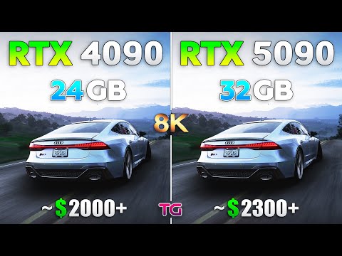 RTX 4090 vs RTX 5090 - Test in 8K