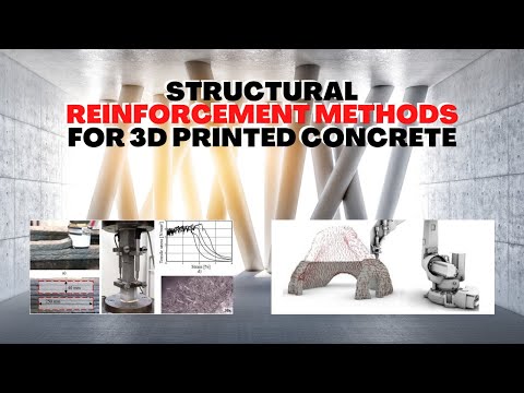 structural reinforcement methods for 3d printed concrete