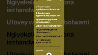 nhliziyo yami ithi hey