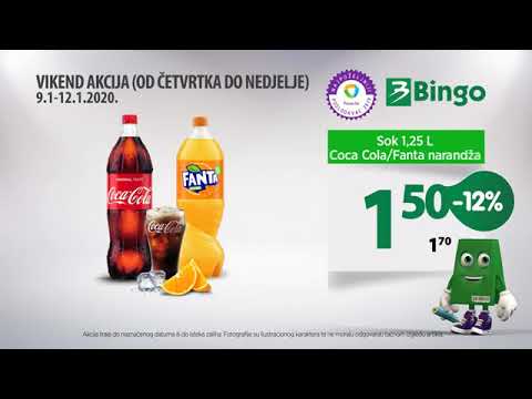 Bingo vikend akcija od 09.-12.01.2020.