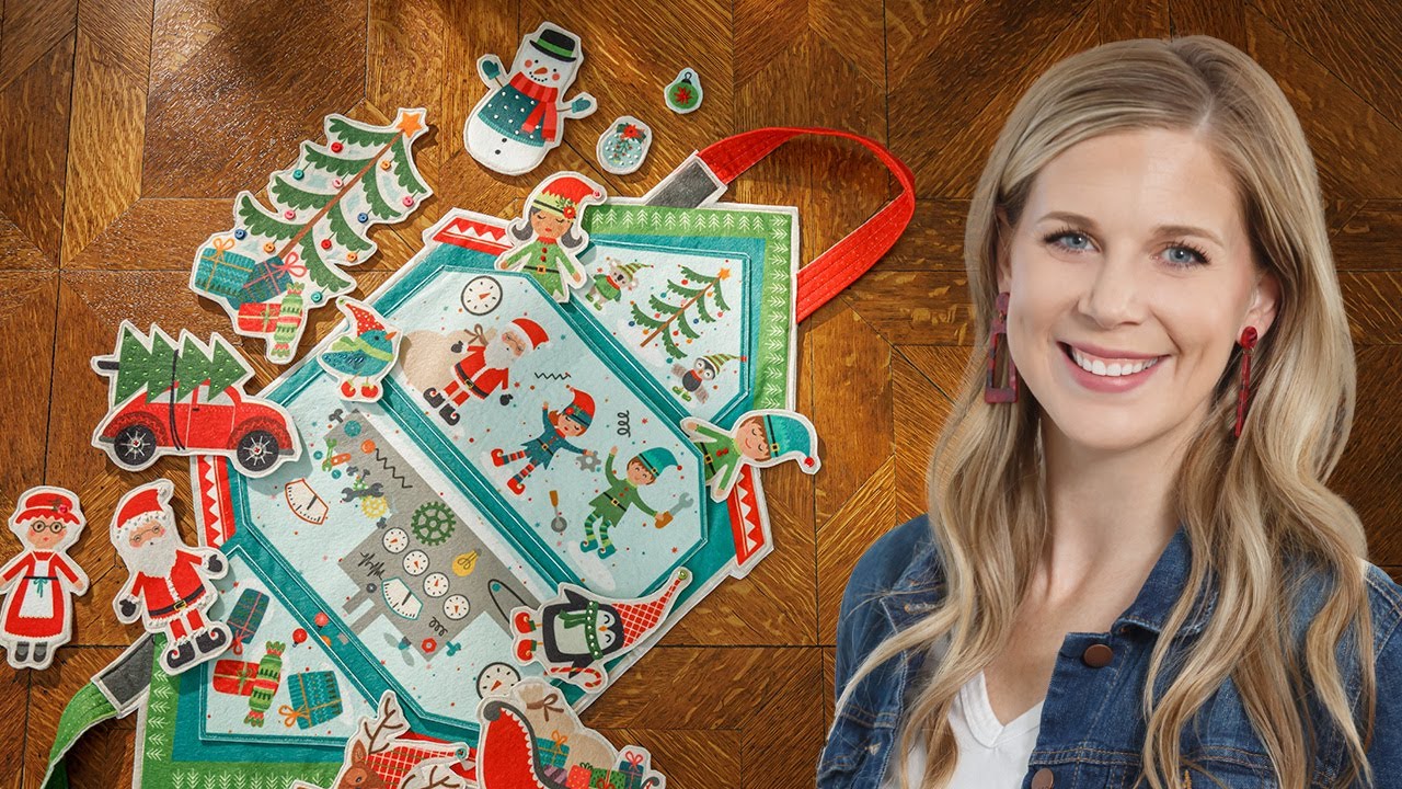 How to Make Santa's Workshop from a Felt Panel - Free Project Tutorial