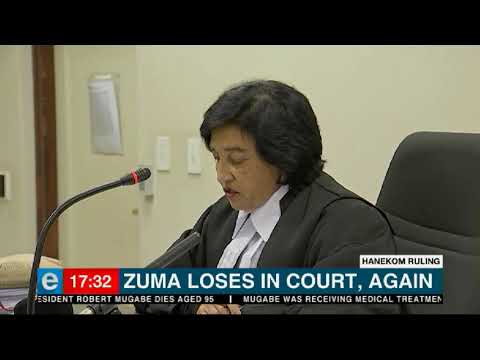 Yet another legal defeat for former president, Jacob Zuma Video