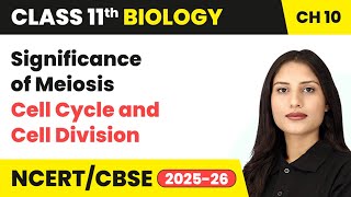 Significance of Meiosis - Cell Cycle and Cell Division | Class 11 Biology Chapter 10 | CBSE 2024-25