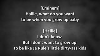 hailie&#39;s revenge Eminem (lyrics)