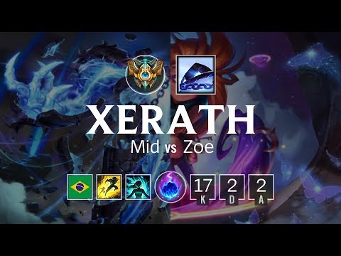 Xerath Mid vs Zoe - BR Challenger Patch 8.9
