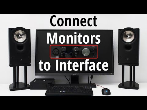 Setup Guide - Connect Studio Monitors to Audio Interface (best settings)