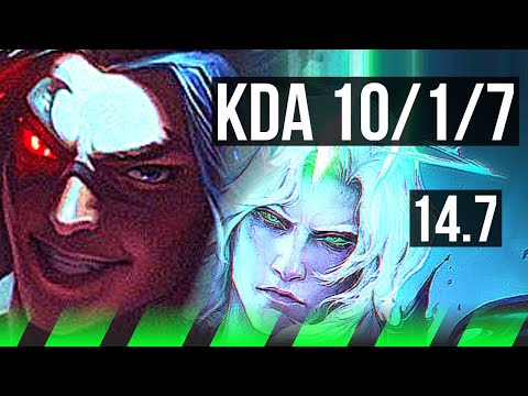 KAYN vs VIEGO (JGL) | 10/1/7, Rank 6 Kayn, Legendary | JP Challenger | 14.7