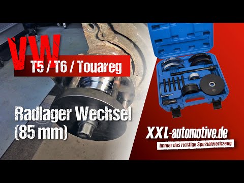 Replacing a VW T5 wheel bearing (85 mm) – without removing the steering knuckle