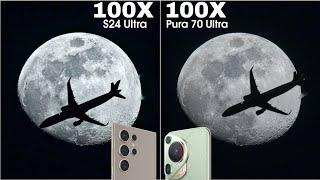 Huawei Pura 70 Ultra vs Samsung Galaxy S24 Ultra live Zoom Test