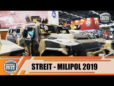 Streit Group presents anti-riot internal security & SWAT team vehicles at Milipol Paris 2019 France