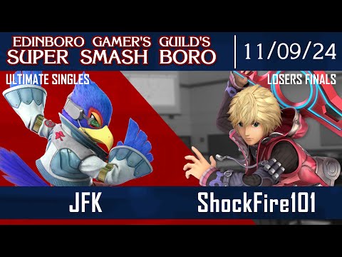 Smash Boro 76 L.Finals- JFK (Falco) Vs. ShockFire101 (Shulk) - Ultimate