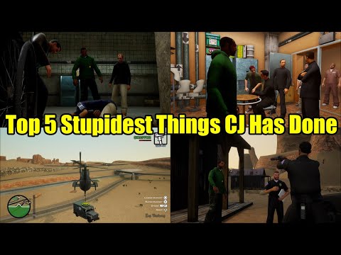 Top 5 Stupidest Things CJ Has Done- GTA San Andreas Lore Explained