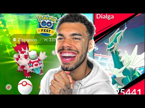 CONSEGUI!!! O SHINY MAIS RARO DAS RAIDS GO FEST - POKEMON GO | Cris |