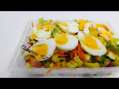 How To Make Healthy and Quick Salad./Salad Recipe Chiomas Kitchen
