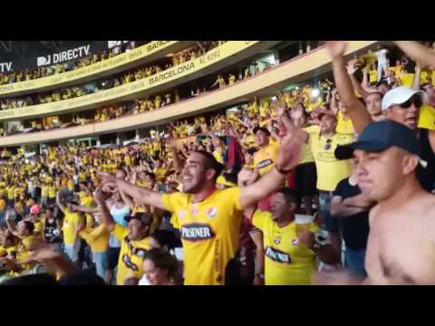 Barcelona 5 Emelec 0 gol de Alvez de penal visto desde palco central