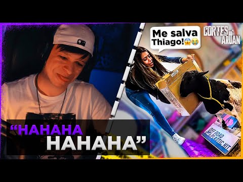 ARUAN REAGE A COLOQUEI O CARNEIRO NO ESCRITÓRIO DANI (THIAGO REIS) - Cortes do Aruan