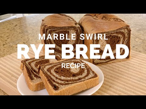 How to Make a Marbled Rye Bread (Perfect Swirl)