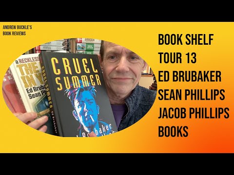 Book Shelf Tour 13 | Crime Comics - Ed Brubaker And Sean Phillips Jacob Phillips | Criminal Pulp Etc