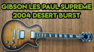 Video thumbnail for Gibson Les Paul Supreme 2004 Desert Burst by Phoenix Guitars