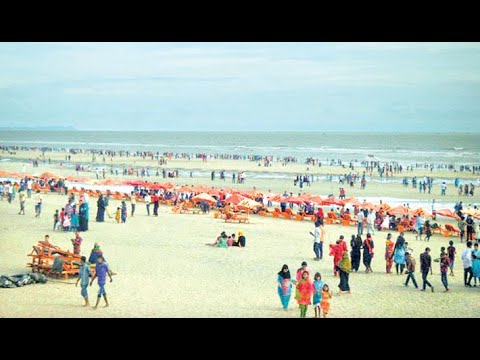Cox's Bazar Sea Beach-Safe sea Bathing - 2018 || Bijoy Shahariar Evan