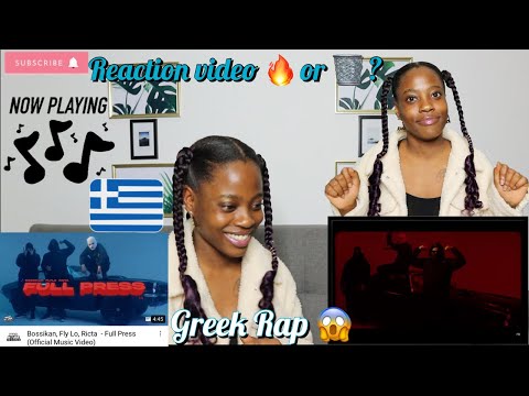 Bossikan, Fly Lo, Ricta - Full Press (Official Music Video) GREEK DRILL/RAP REACTION