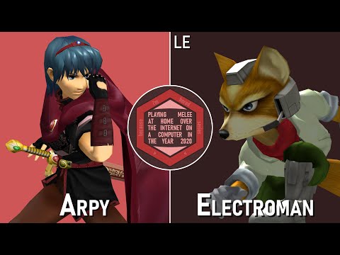 Playing Melee - LE - Arpy (Marth) vs. Electroman (Fox)