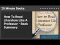 How To Read Literature Like A Professor - Book Summary